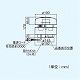 パナソニック 屋根裏・床下換気・サニタリー用換気扇 トイレ用脱臭扇 臭突先端取付形 取付臭突:3.5番 内径90mm、4番 内径100mm、4.5番 内径115mm FY-12CE3 画像2