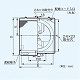 パナソニック インテリア形有圧換気扇 低騒音形・厨房用 ステンレスメッシュフィルタータイプ FY-25LSX 画像3