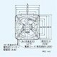 パナソニック 有圧換気扇 ステンレス製 排-給気兼用仕様 40cm 単相・100V 公称出力:50W 取付開口寸法 内寸:445 角 FY-40KSV3 画像2