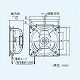 パナソニック 有圧換気扇 ステンレス製 給気仕様 25cm 単相・100V 公称出力:20W 取付開口寸法 内寸:275 角 FY-25GSXS4 画像2