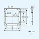 パナソニック 有圧換気扇 専用部材 取付枠 20cm用 ステンレス製 FY-KHX203 画像2