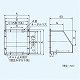 パナソニック 有圧換気扇 専用部材 屋外フード 40cm用 ステンレス製 FY-HMX403 画像2