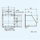 パナソニック 有圧換気扇 専用部材 屋外フード 40cm用 鋼板製 FY-HMS403 画像2