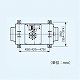 パナソニック 中間ダクトファン オール金属形・排気 強-弱 風圧式シャッター 鋼板製 FY-25DZM4 画像6