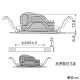 TOA 天井埋込型スピーカー BGM用 6W 16cmダブルコーン型 天井穴径φ200mm PC-2361 画像3