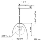 コイズミ照明 LED一体型ペンダントライト ライティングレール取付タイプ 6.2W 白熱球60W相当 電球色 アクリル/白色・透明 AP42305L 画像2