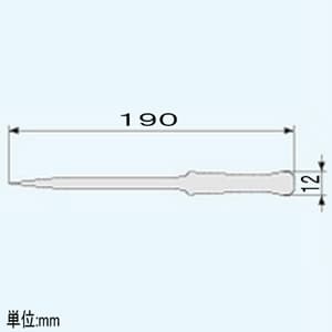 エンジニア ピンセット 技工タイプ 非磁性タイプ 全長190mm PT-13 画像3