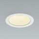 コイズミ照明 LEDベースダウンライト 防雨型 1000lmクラス 白熱球100W相当 電球色(2700K) 埋込穴φ100mm 照度角65° AD43349L 画像1