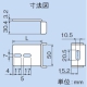 因幡電工 ベース金具 パイプロック用チャンネル・アングル固定金具 SPHC(ユニクロめっき処理) TK-B70 画像3