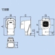 因幡電工 スリムダクトSD ウォールコーナー 換気エアコン用 壁面取り出し用 グレー SWK-77N-G 画像3