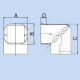 因幡電工 スリムダクトSD スリムコーナー立面90° 曲り 77タイプ アイボリー SC-77-I 画像4