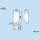 因幡電工 スリムダクトLD ウォールコーナー後付用 壁面取り出し 70タイプ ホワイト LDWA-70-W 画像3