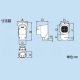 因幡電工 スリムダクトLD ウォールコーナー 換気エアコン用 壁面取り出し 70タイプ グレー LDWK-70S-G 画像3