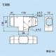 因幡電工 スリムダクトLD T型ジョイント 分岐用 ホワイト LDT-90-W 画像3