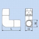 因幡電工 給水・給湯用配管化粧カバー(屋内用) 《リフォームダクトJD》 自在エルボ JFE-13 画像3