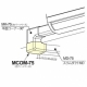因幡電工 スリムダクトMD MD立面アウトミニコーナー90° 75タイプ ネオホワイト MCOM-75 画像2