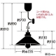 後藤照明 ペンダントライト 透明P1硝子セード CP型 40W浪漫球付 E26口金 GLF-3226C 画像2