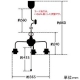 後藤照明 ペンダントライト 3灯用吊具 ビス止めタイプ CP型 E26口金 プルスイッチ付 真鍮ブロンズ鍍金 木製飾り付 GLF-0281BR 画像2